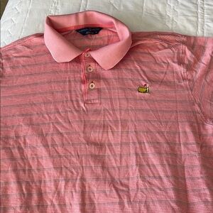 Pink Striped Masters Polo - Women